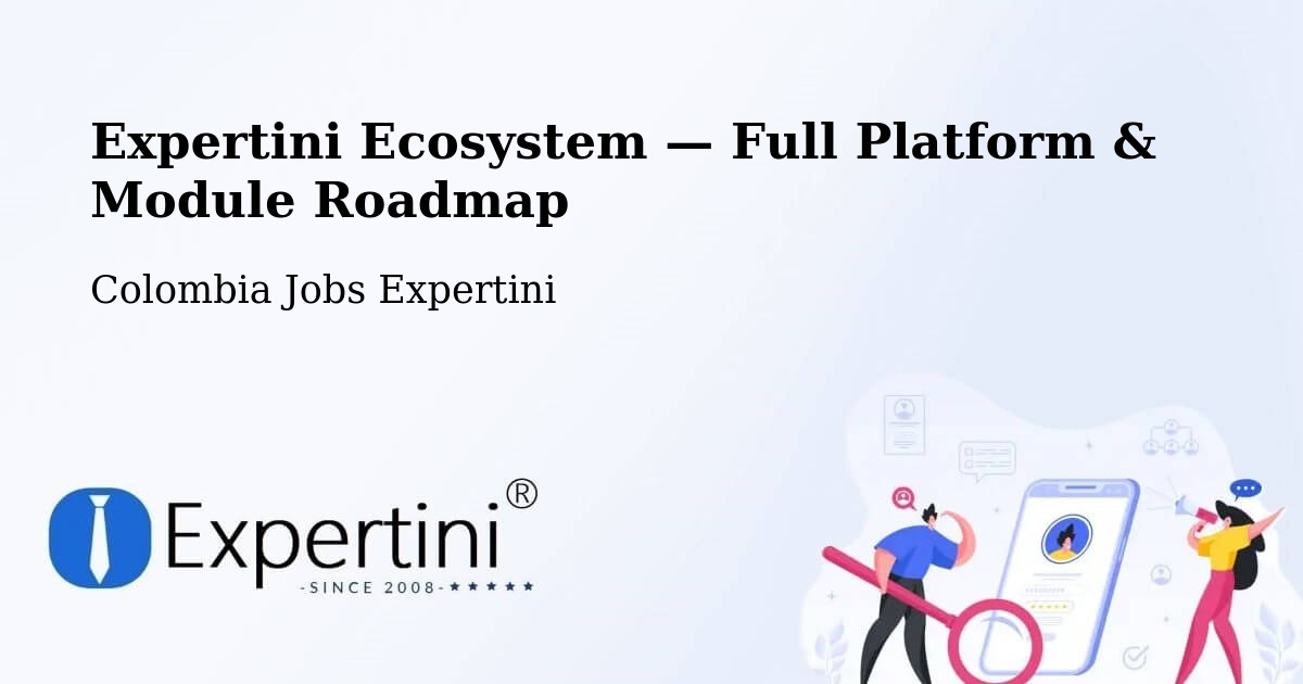 Expertini Ecosystem — Full Platform & Module Roadmap – Plato